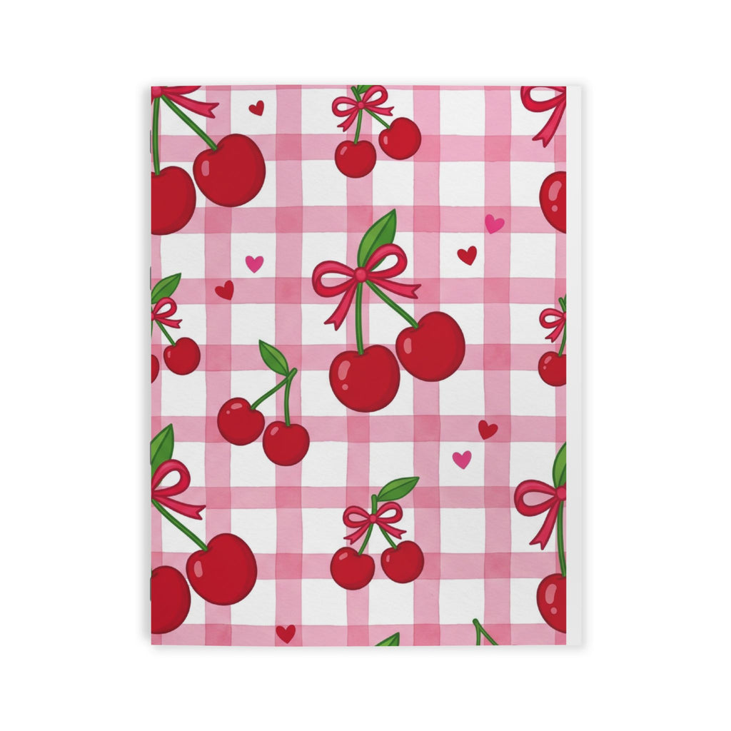 Coloring Book - Cute Cherry Gingham Pattern Coloring Book for Kids & Teens
