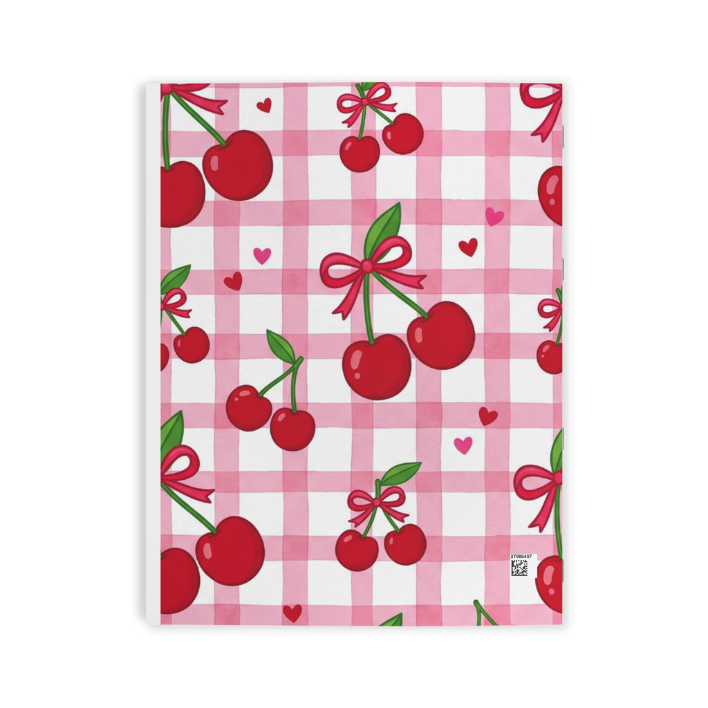Coloring Book - Cute Cherry Gingham Pattern Coloring Book for Kids & Teens
