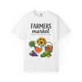 Farmers Market T-Shirt — Sunflower & Fresh Produce Graphic Tee